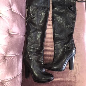 Marciano leather over the knee boots